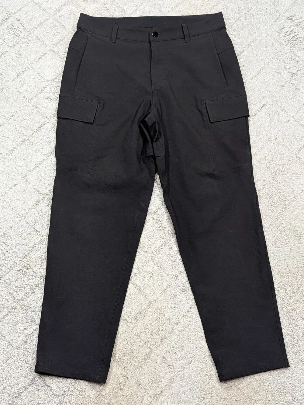 Lululemon Pants Mens 31x29 Black Utilitarian Cargo Outdoor Rugged Stretch Casual